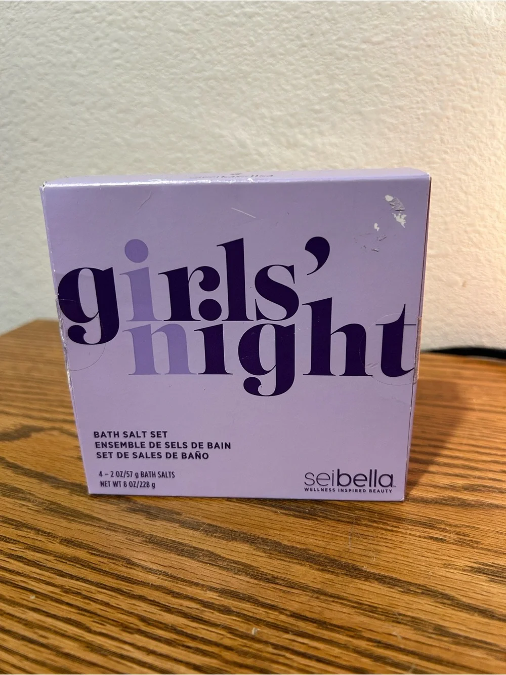Seibella Girls' Night Bath Salt Set